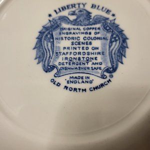Liberty Blue by Staffordshire, Rim Soup Bowl